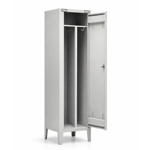 Armadietto spogliatoio con divisorio sporco-pulito singolo