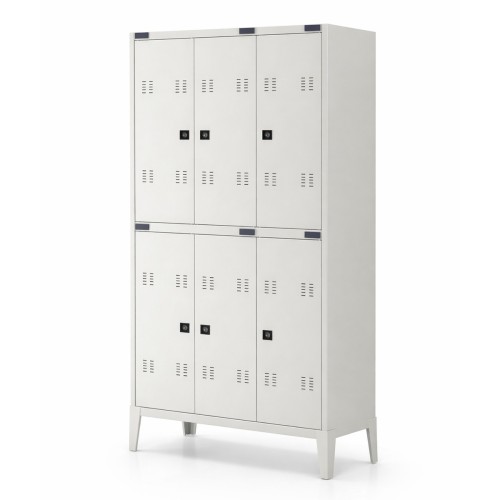 Armadietto metallico 6 ante