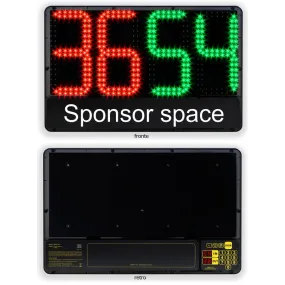 Particolare del tabellone per sostituzione giocatori