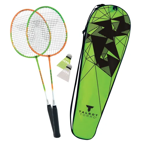 Set 2 racchette badminton Torro Attacker con volani e borsa