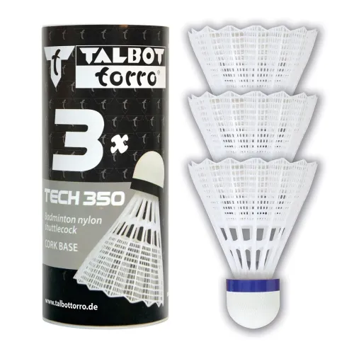 Set di 3 volani per badminton Torro Tech 350