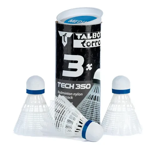 Set di 3 volani per badminton Torro Tech 350