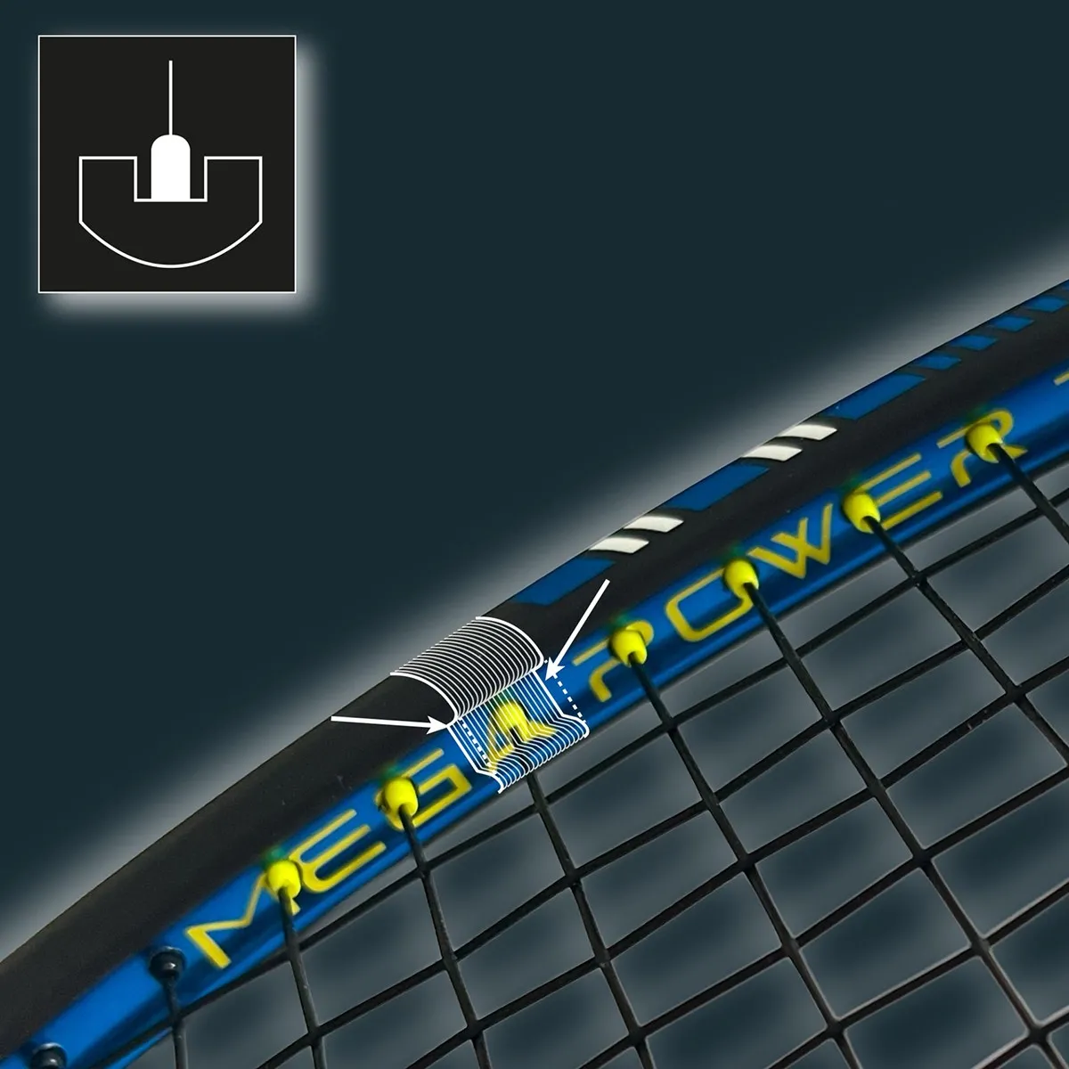 Racchetta badminton Isoforce 5051 in Ultra Carbon 4