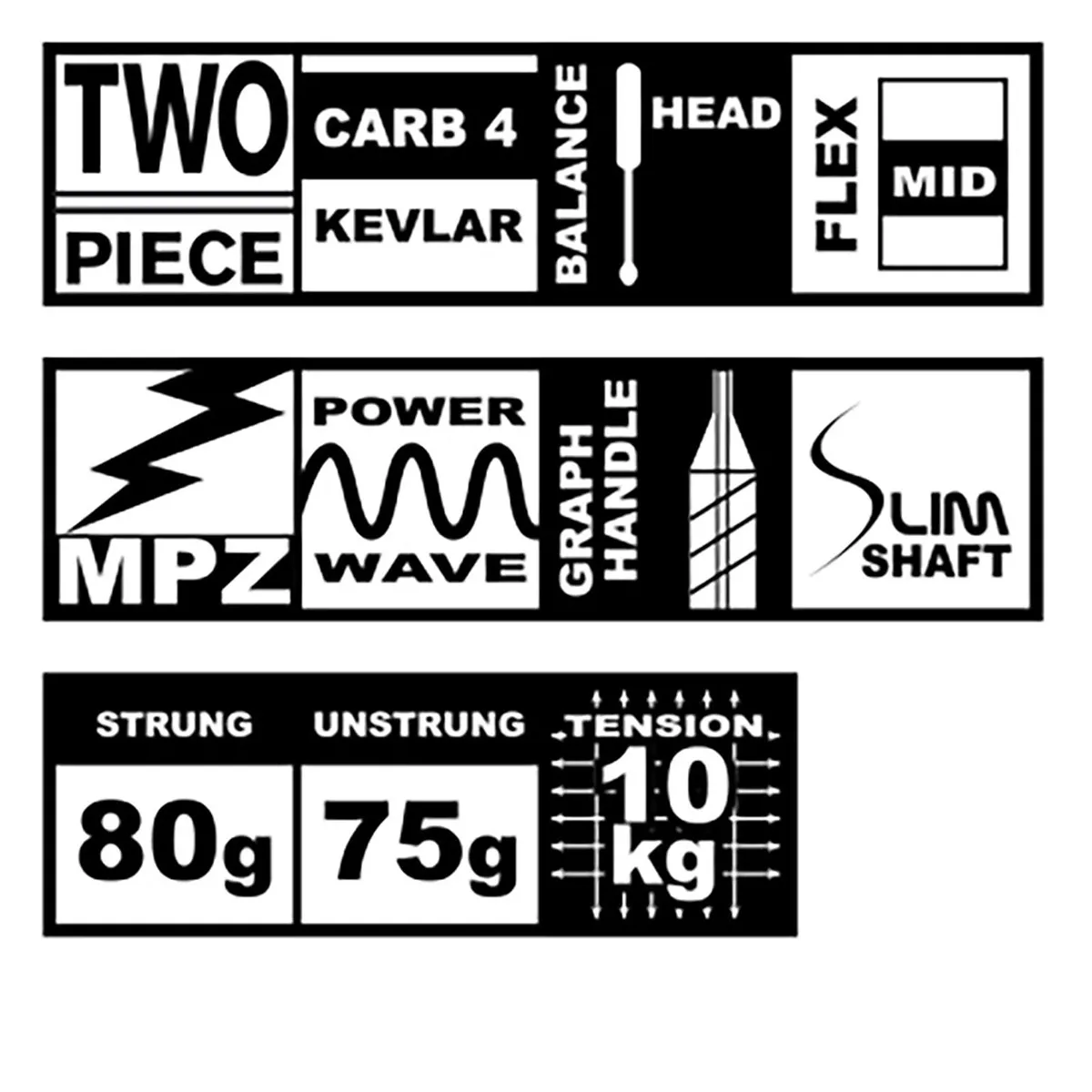Racchetta badminton Isoforce 1011 in Carbon4