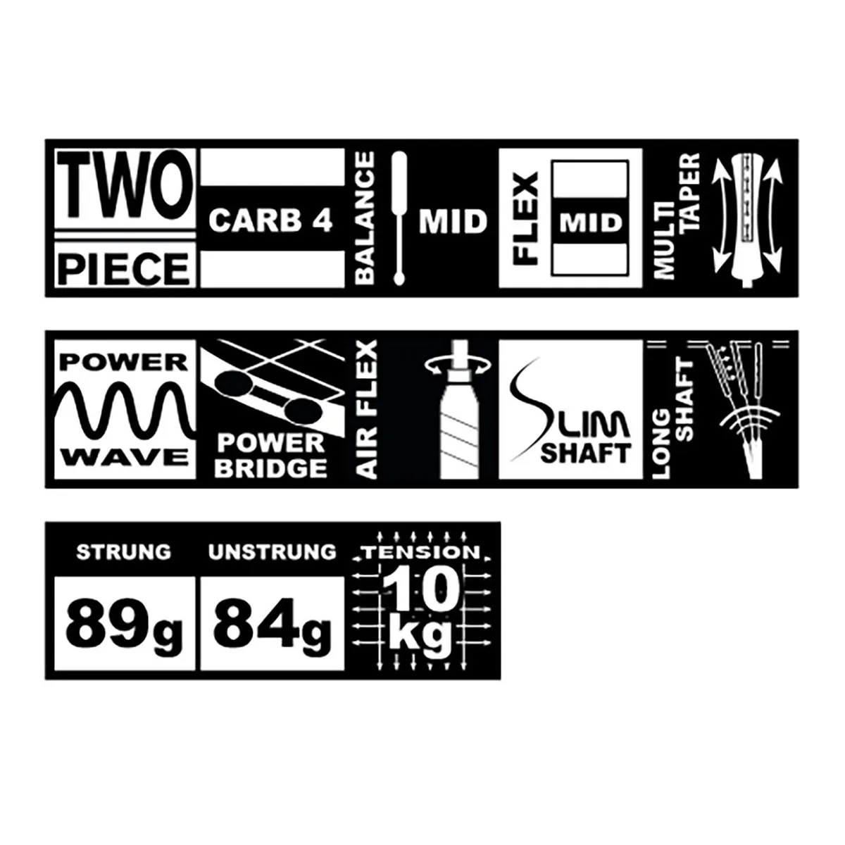 Racchetta badminton Isoforce 951 in Carbon4