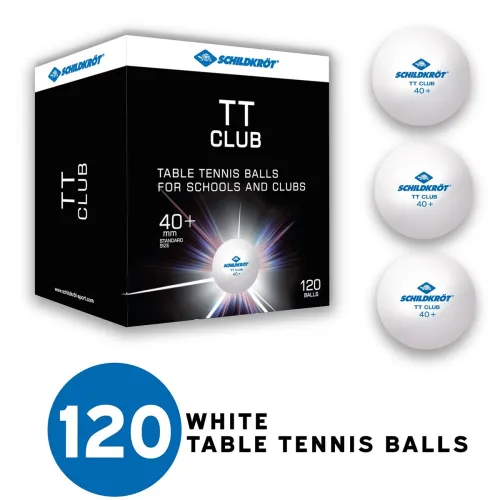 Box 120  palline da ping pong bianche in qualità Poly 40+.