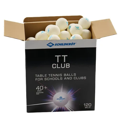 Box 120  palline da ping pong bianche in qualità Poly 40+.