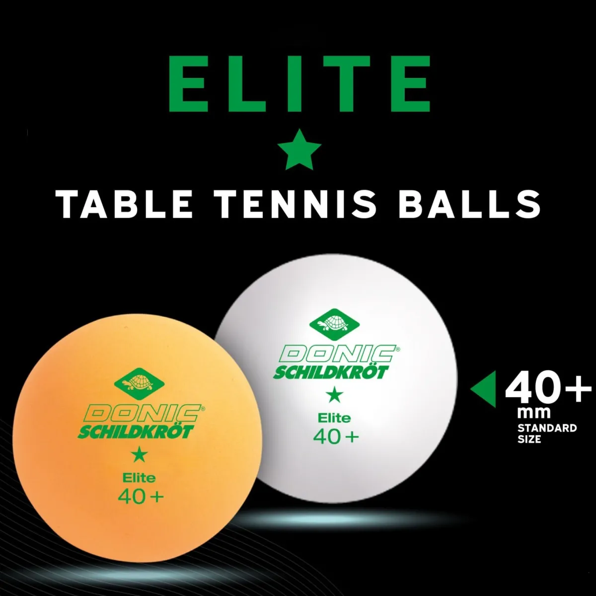 Confezione 6 palline ping pong 1 Star Elite