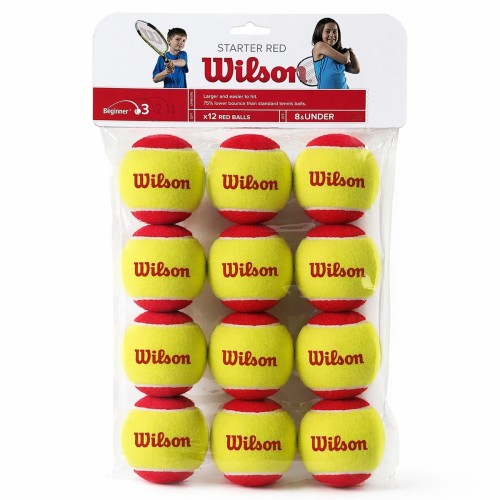 Confezione 12 palle Wilson Starter Red