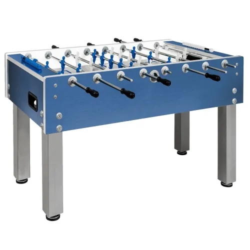 Calciobalilla G-500 Weatherproof blu con aste uscenti