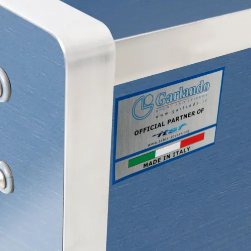 Calciobalilla G-500 Weatherproof blu con aste rientranti