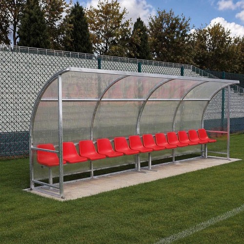 Panchina Allenatori 6 Metri - Alluminio