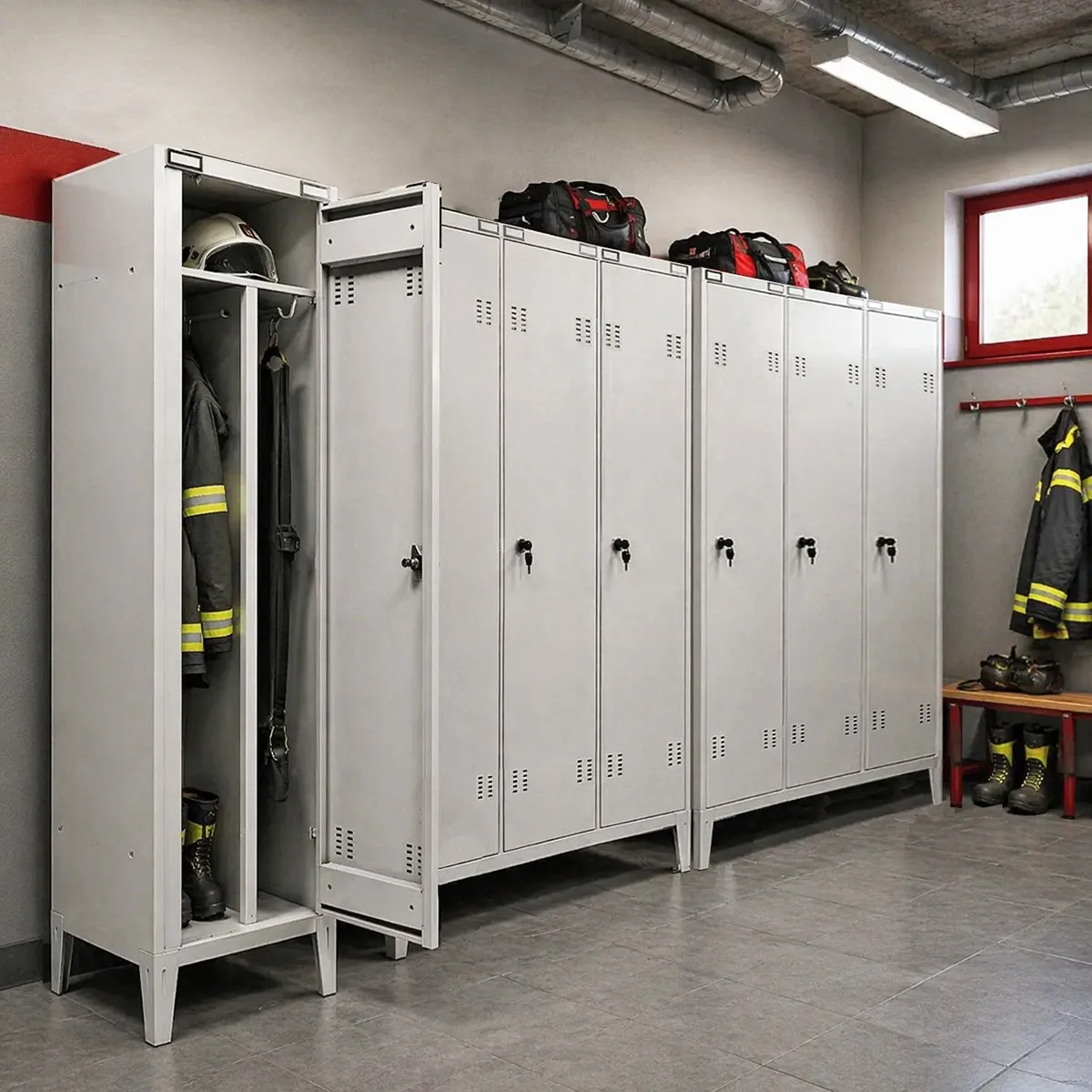 Armadietto Spogliatoio Sporco/Pulito a Norma D.Lgs. 81/08