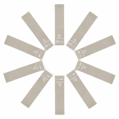 Set 10 anelli elastici extra light Mooma in lattice