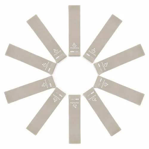 Set 10 anelli elastici extra light Mooma in lattice