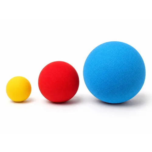 Set 3 palle in spugna colorate