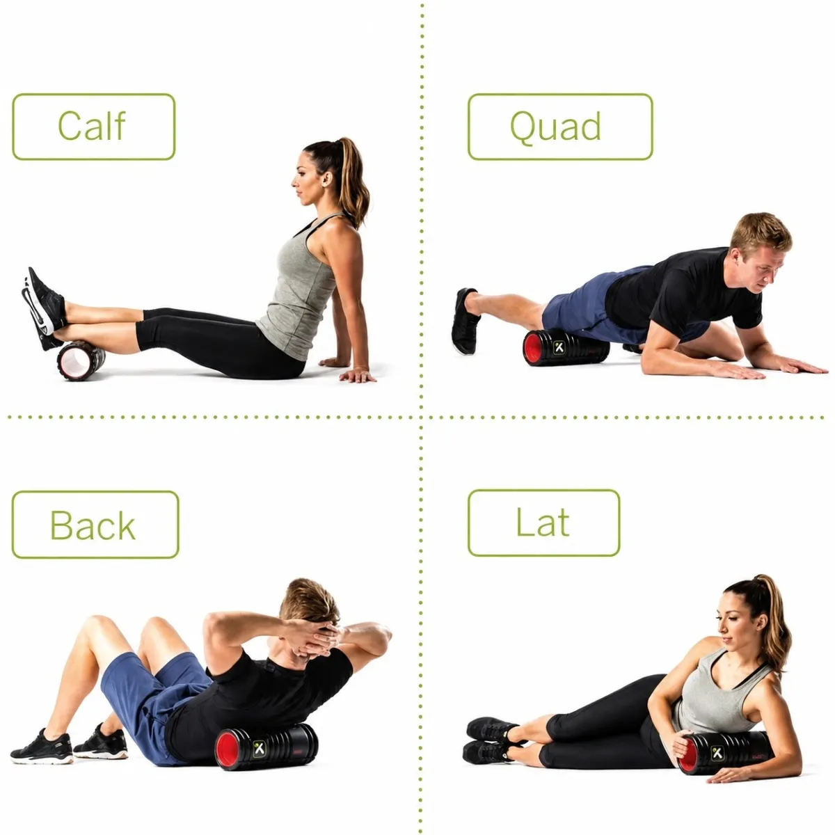 The Grid X Trigger Point, roller miofasciale a doppia densità da 33 cm