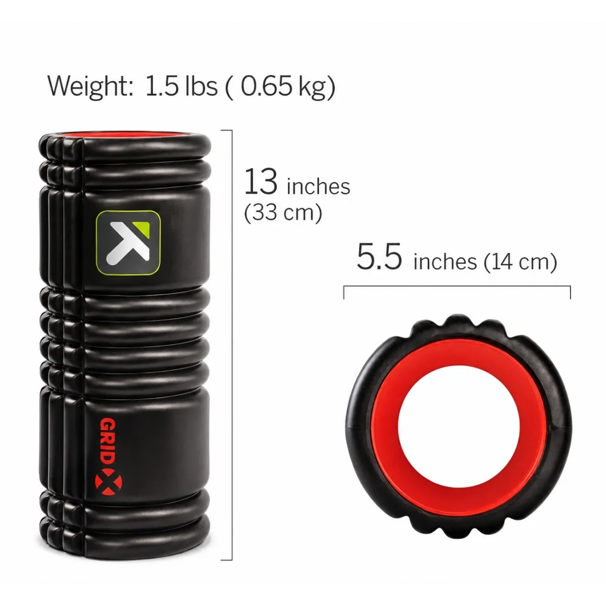 The Grid X Trigger Point, roller miofasciale a doppia densità da 33 cm