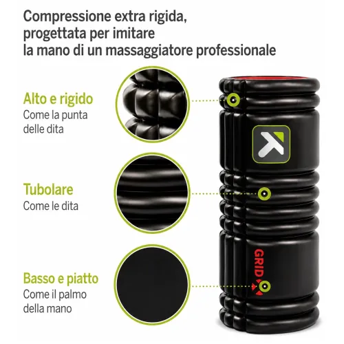 The Grid X Trigger Point, roller miofasciale a doppia densità da 33 cm