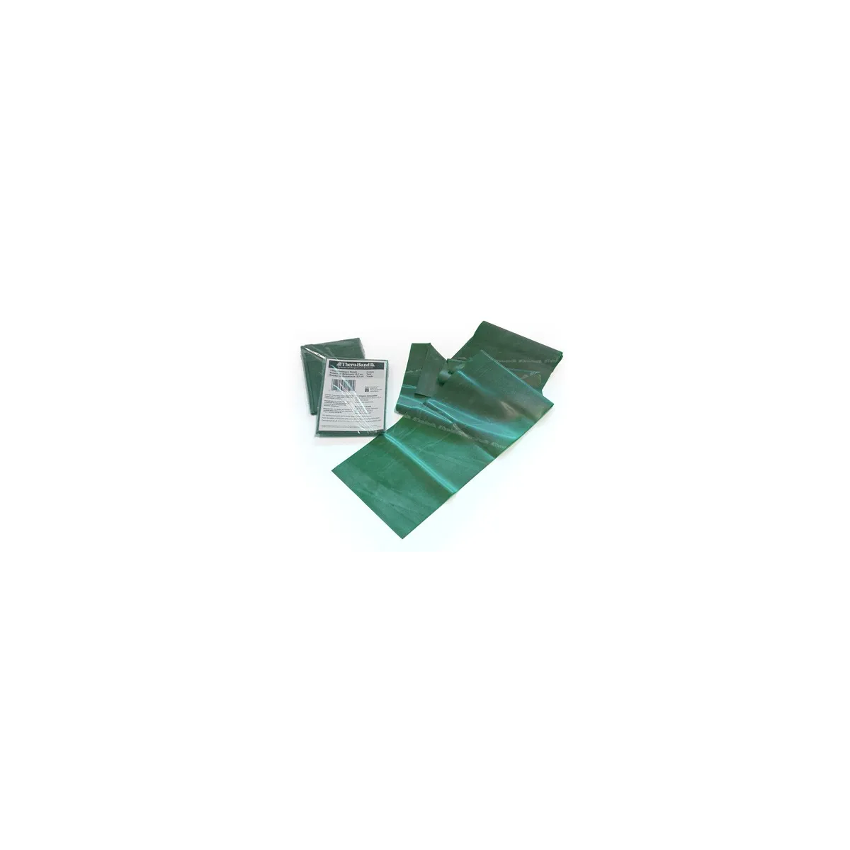 Banda elastica TheraBand 150 cm colore verde resistenza media