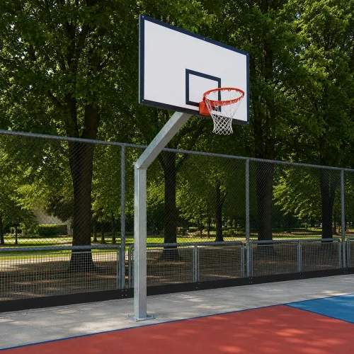 Mezzo impianto basket monotubolare sbalzo 165 cm | Conquest