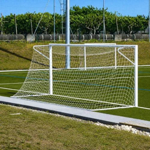 Porta calcio mt. 6x2 fissa in alluminio DIETRO