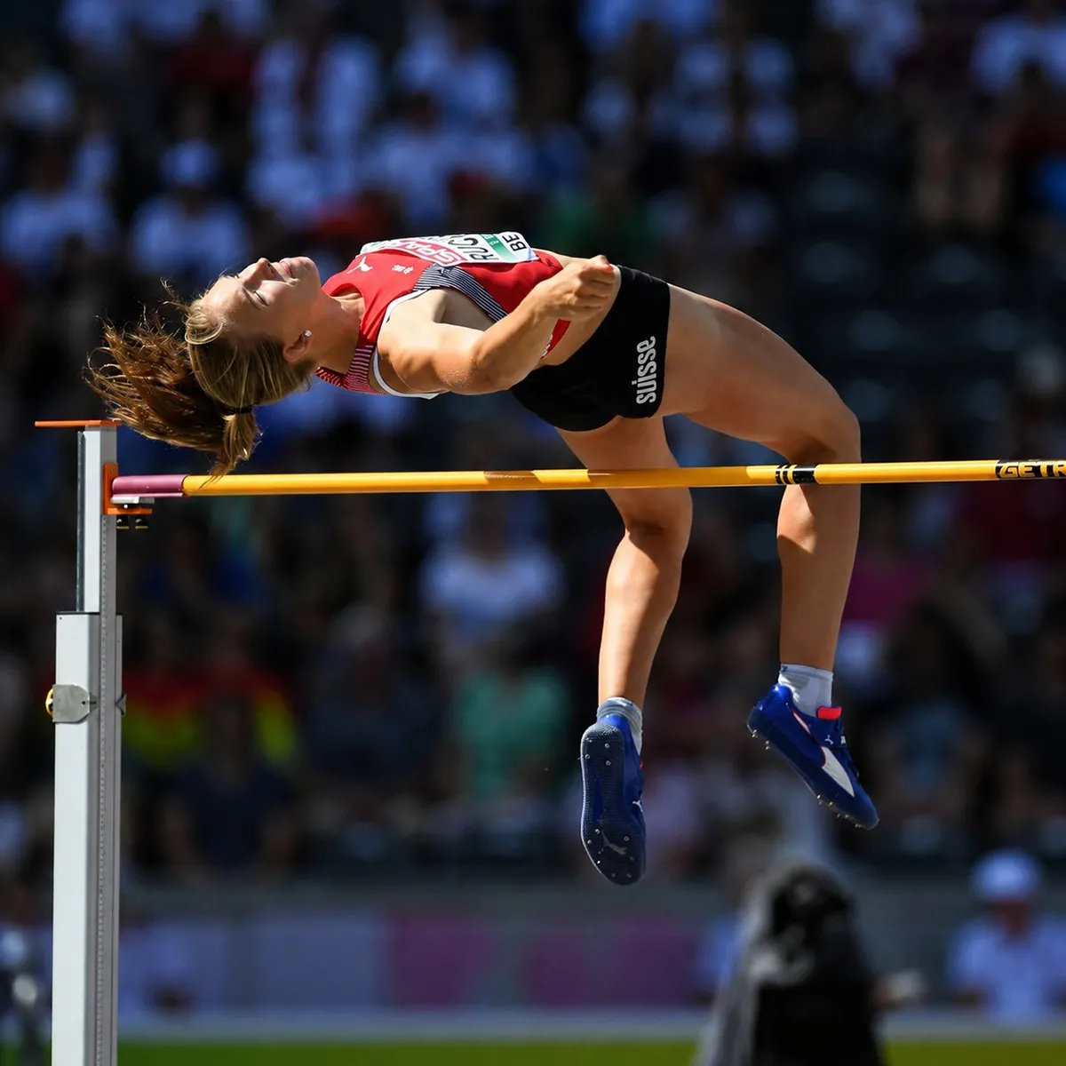 Asticella per salto in alto certificata IAAF modello Getra da competizione - Campionati Europei di Atletica 2018