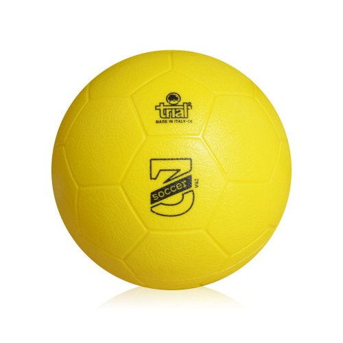 Pallone calcio in gomma sintetica Trial V42, misura 3