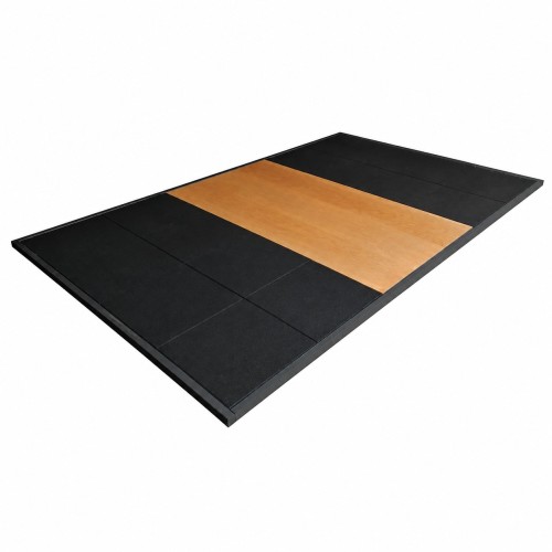 Pedana sollevamento pesi olimpica mt. 3x2 spessore 3,8 cm.
