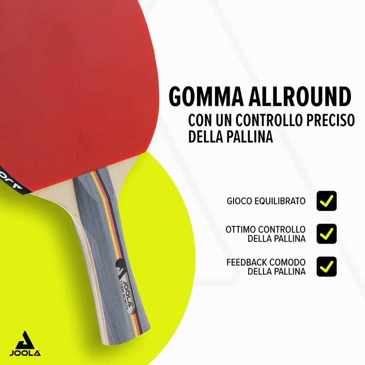 Set tennistavolo JOOLA Quattro con 4 racchette