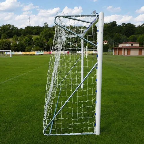 Porta Calcio 5x2 Trasportabile Alluminio Ø 80 mm