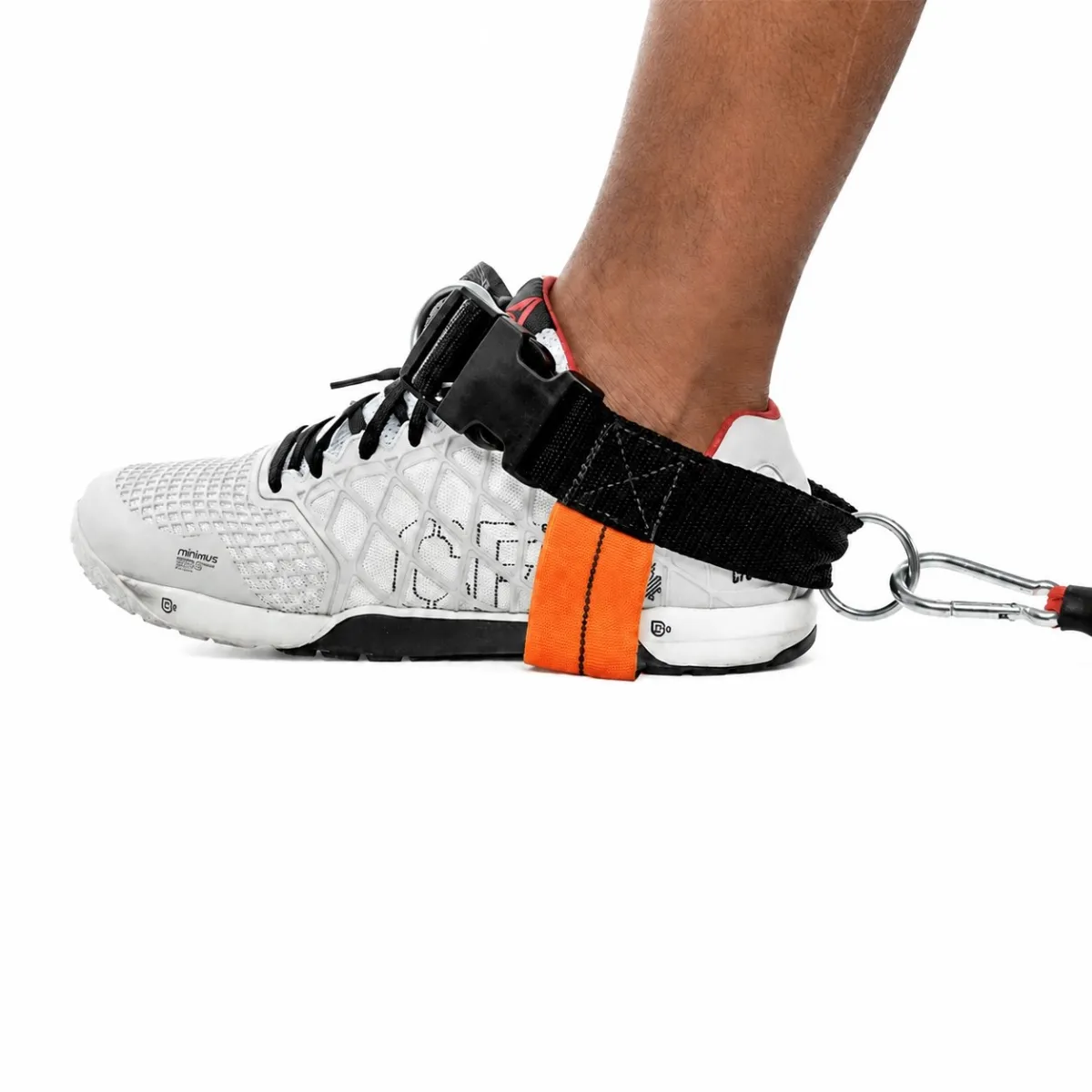 Cavigliera Stroops regolabile con anelli in metallo