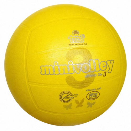 Pallone minivolley Trial Ultima 26-3 a triplo strato, approvato FIVB