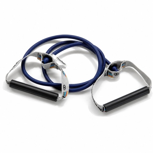 Elastico tubolare TheraBand blu con maniglie &acirc; resistenza extra forte