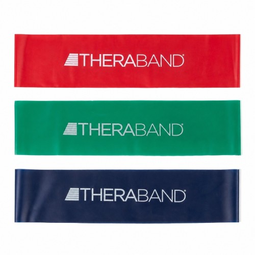 Elastico ad anello TheraBand da 30 cm &acirc; 3 livelli di resistenza