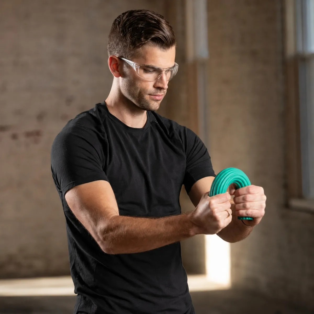 FlexBar Exercizer TheraBand, barra elastica per esercizi mani e polsi