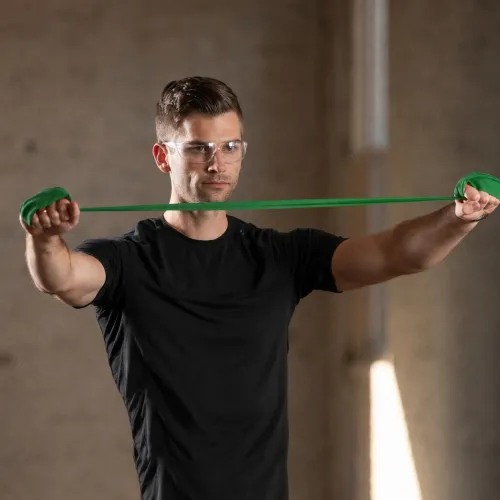 Banda elastica TheraBand verde forte | Conquest