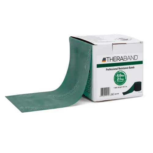 Rotolo banda elastica TheraBand verde 45 m - 2,1 kg