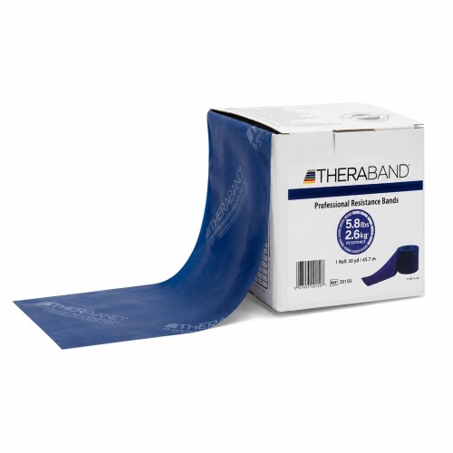 Rotolo banda elastica TheraBand blu 45 m - 2,6 kg