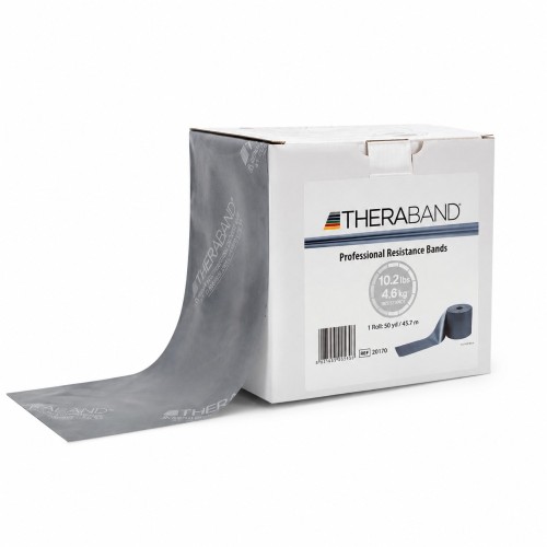 Rotolo TheraBand argento 45 m resistenza 4,6 kg