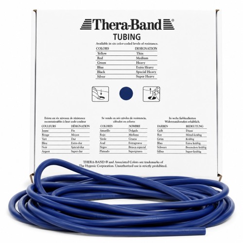 Rotolo tubolare TheraBand blu 7,5 m | Conquest