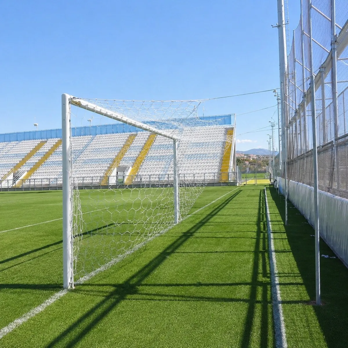 Coppia di dispositivi alzarete porte calcio | con o senza protezioni