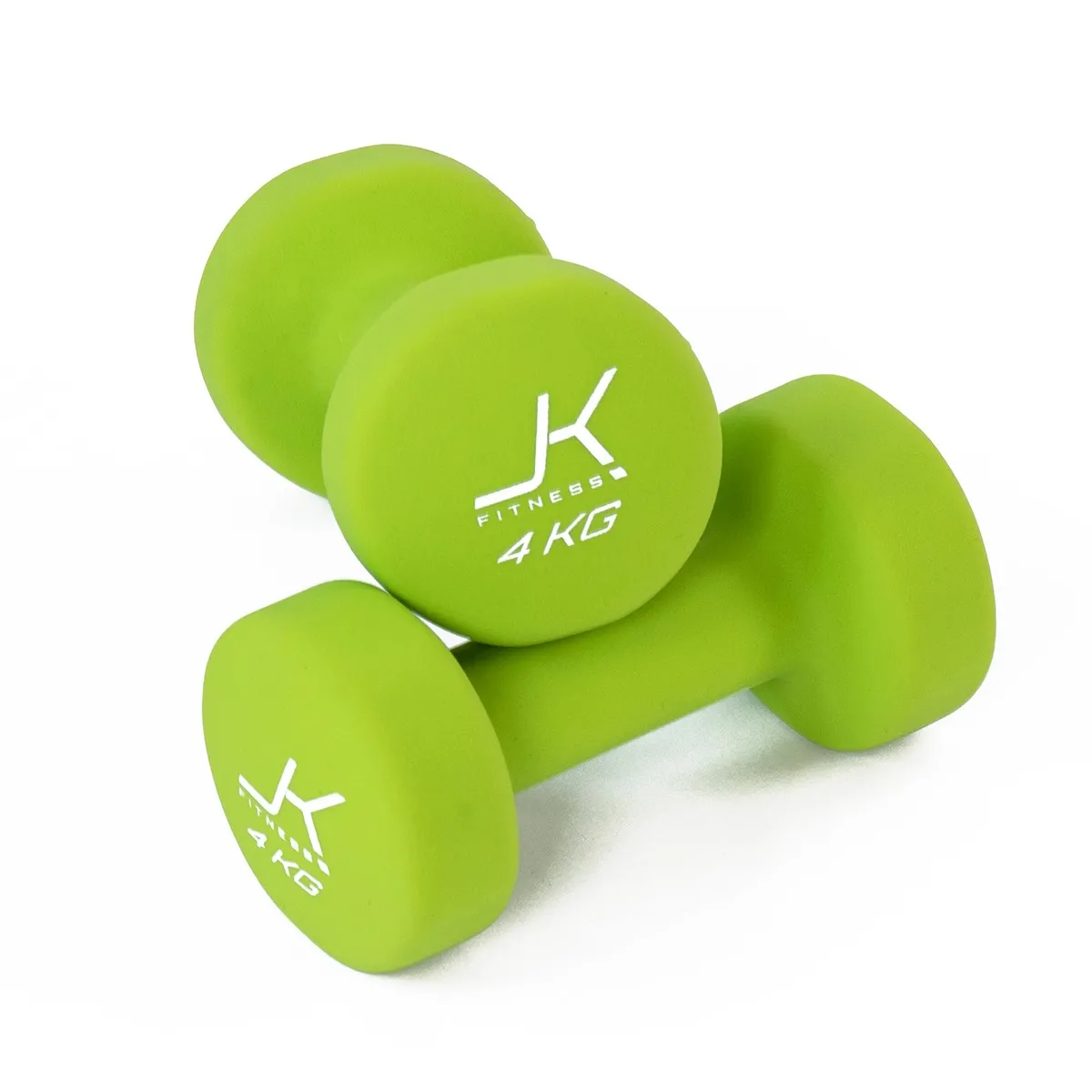Coppia manubri per aerobica da 4 kg rivestiti in neoprene