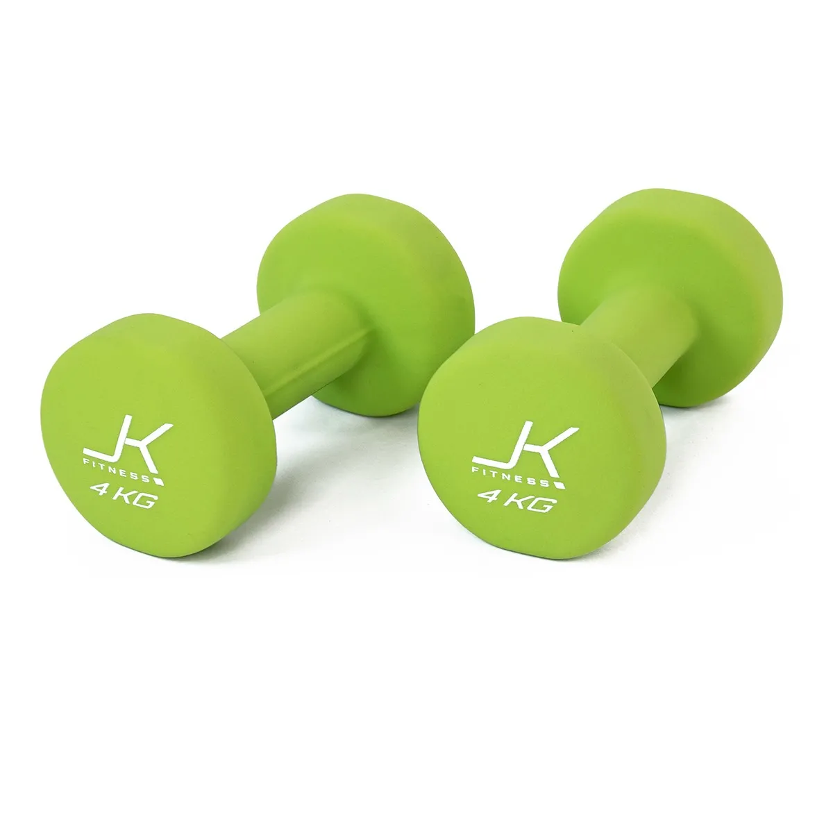 Coppia manubri per aerobica da 4 kg rivestiti in neoprene