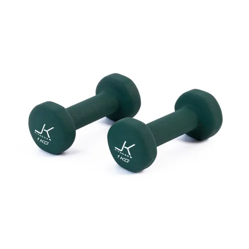 Coppia manubri per aerobica da 1 kg rivestiti in neoprene