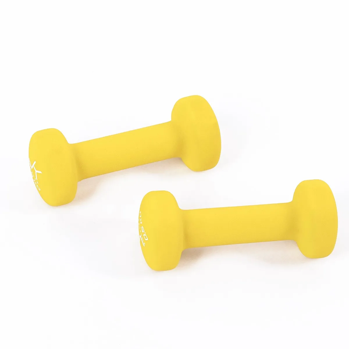 Coppia manubri per aerobica da 0,5 kg. rivestiti in neoprene
