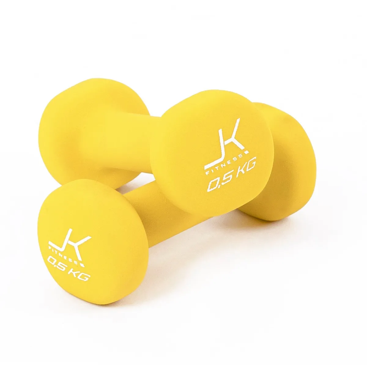 Coppia manubri per aerobica da 0,5 kg. rivestiti in neoprene