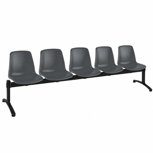 Panca per sala d’attesa 5 posti ignifuga Classe 1