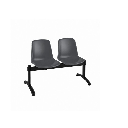 Panca per sala d’attesa 2 posti ignifuga Classe 1