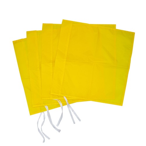 Set 4 pezzi bandierine calcio d'angolo